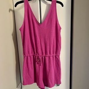 Hot Pink Old Navy Romper/Swim Cover Up